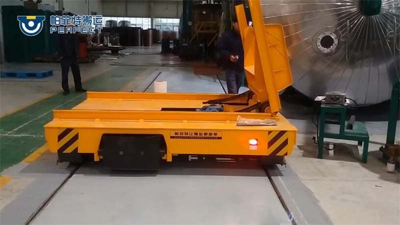 industrial die cart with push button pendant 6 tons